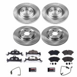 PowerStop KOE7531 - Power Stop 17-18 Audi A4 Front & Rear Autospecialty Brake Kit