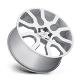 RedBourne 2210RHE375120S72 - Hercules 22X10 Silver W/ Mirror Cut Face