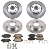 PowerStop KOE7523 - Power Stop 17-19 Hyundai Sonata Front & Rear Autospecialty Brake Kit