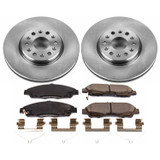 PowerStop KOE7409 - Power Stop 17-18 GMC Acadia Front Autospecialty Brake Kit