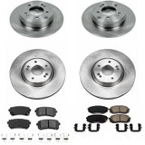 PowerStop KOE7510 - Power Stop 17-19 Hyundai Sonata Front & Rear Autospecialty Brake Kit