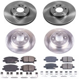 PowerStop KOE7567 - Power Stop 16-18 Chevrolet Malibu Front & Rear Autospecialty Brake Kit