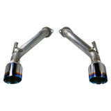 Remark RO-TT35-D - 2023+ Nissan Z Burnt Stainless Double Wall Tip Axle Back Exhaust