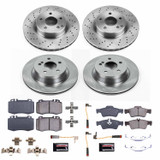 PowerStop KOE7764 - Power Stop 04-06 Mercedes-Benz E500 Front & Rear Autospecialty Brake Kit