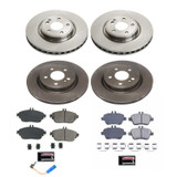 PowerStop KOE8265 - Power Stop 18-19 Mercedes-Benz CLA250 Front & Rear Autospecialty Brake Kit