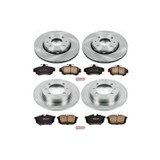 PowerStop KOE912 - Power Stop 00-04 Volvo S40 Front & Rear Autospecialty Brake Kit
