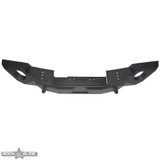 Rock Slide Engineering FB-F-101-JK - Jeep JK Full Front Bumper For 07-18 Wrangler JK With Winch Plate No Bull Bar Black Powdercoated Rigid Series