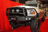 Road Armor 40805B - 10-18 Ram 2500 Stealth Front Winch Bumper w/Lonestar Guard - Tex Blk