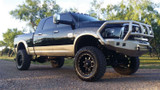 Road Armor 408R2B - 10-18 Ram 2500 Stealth Front Winch Bumper w/Titan II Guard - Tex Blk