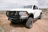 Road Armor 40802B - 10-18 Ram 2500 Stealth Front Winch Bumper w/Titan II Guard - Tex Blk