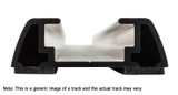Rhino-Rack RTV128 - RTV Tracks w/Hardware & End Caps - 50.4in - Pair