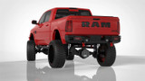 Road Armor 4102DR-B0-P2-MD-BH - 10-18 Dodge 2500 iD Rear Bumper w/Center Section/Shackle/End Pods/iD/Accents - Raw