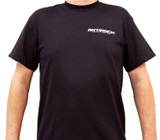 RockJock RJ-711005-M - T-Shirt; w/Antirock Logos Front And Back; Black; Medium;