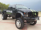 Road Armor 60800B - 08-10 Ford F-250 Stealth Front Winch Bumper - Tex Blk