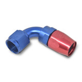 Russell 610150 - Performance -4 AN Red/Blue 90 Degree Full Flow Hose End