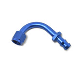 Russell 624260 - Performance -6 AN Twist-Lok 120 Degree Hose End (1in Radius) Russell 624260 - Performance -6 AN Twist-Lok 120 Degree Hose End (1in Radius)