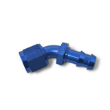 Russell 624100 - Performance -10 AN Twist-Lok 45 Degree Hose End (Blue) Russell 624100 - Performance -10 AN Twist-Lok 45 Degree Hose End (Blue)