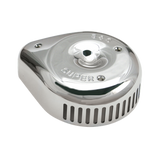 S&S Cycle 17-0004 - Slasher Slotted Air Cleaner Cover For Super E/G Carbs - Chrome