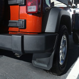 Rugged Ridge 11642.12 - Splash Guard Kit Rear 07-18 Jeep Wrangler JK