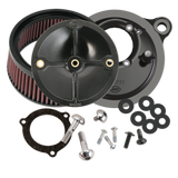 S&S Cycle 170-0165 - 2008+ BT w/ S&S 66mm Throttle Body Stealth Air Cleaner Kit w/o Cover
