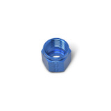 Russell 660580 - Performance -8 AN Tube Nuts 1/2in dia. (Blue) (2 pcs.)