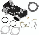 S&S Cycle 170-0348 - 2006+ BT Size Code 417 Throttle Body Kit - Wrinkle Black