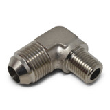 Russell 660811 - Performance -4 AN to 1/4in NPT 90 Degree Flare to Pipe Adapter (Endura)