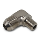 Russell 660801 - Performance -4 AN to 1/8in NPT 90 Degree Flare to Pipe Adapter (Endura)