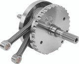 S&S Cycle 320-0356 - 2007+ BT B-Style 4-3/8in Stroke Flywheel Assembly w/ Sprocket Shaft - Performance Pistons
