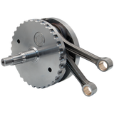 S&S Cycle 320-0464 - 2007+ BT 4-5/8in Stroke Flywheel Assembly w/o Sprocket Shaft Bearing Race