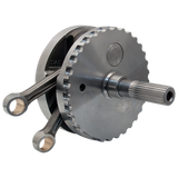S&S Cycle 320-0352 - 07-17 BT 4-3/8in Stroke Flywheel Assembly w/ Sprocket Shaft Bearing Race