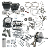 S&S Cycle 900-0569 - 2007 BT w/ Balancer 124in Hot Set Up Kit - Wrinkle Black