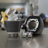 S&S Cycle 910-0651 - 07-17 BT Models 110in Sidewinder Big Bore Kit - Wrinkle Black