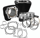 S&S Cycle 910-0691 - 86-21 Sportster Models 1250cc Conversion Kit - Wrinkle Black