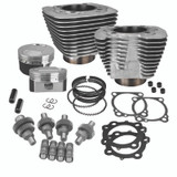 S&S Cycle 910-0702 - 00-21 Sportster Models 1200cc to 1250cc Hooligan Kit - Silver
