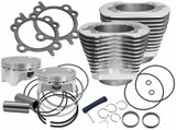 S&S Cycle 910-0650 - 07-17 BT Models 110in Sidewinder Big Bore Kit - Silver