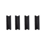 S&S Cycle 930-0142 - 99-17 BT 2.500in Pushrod Cover Keeper Set - Gloss Black