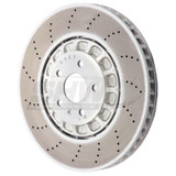 SHW Performance AFX44325 - SHW 2020 Audi RSQ3 2.5L Front Cross-Drilled Lightweight Brake Rotor (European Model) (4M0615301BJ)