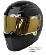 Simpson Motorcycle 28315XX2 - Outlaw Bandit Helmet - Black