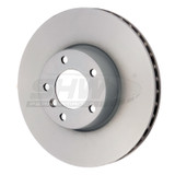 SHW Performance BFX30591 - SHW 00-03 BMW 530i 3.0L Front Smooth Monobloc Brake Rotor (34116767059)