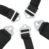 Simpson Safety 29102BKH - Simpson  LCL 62" Lap FM 5-Point PU Harness Black