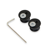 Simpson Safety 98024BK - Simpson Racing Locking Tearoff Posts - Black