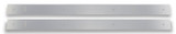 Scott Drake C6TZ-6513208-B - Door Sill Plates with Bronco Logo Billet Aluminum  Pair