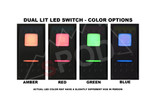 sPOD 860875 - Add On Green LED 8-Switch Panel for 09-18 Jeep Wrangler JK (for SourceSE)