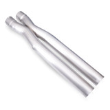 Stainless Works 3XP413SS - 3in X-Pipe (Parallel) w/ 4.125in Center-to-Center - 3in ID Expanded Inlets