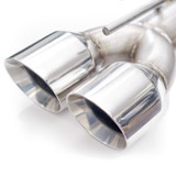 Stainless Works CHAL16CBL4 - 15-19 Dodge Challenger 6.2L/6.4L Hemi 3in Legend Catback X-Pipe w/4in Quad Tips