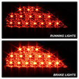 Spyder 5007117 - Pontiac Grand AM 99-05 LED Tail Lights Black ALT-YD-PGAM99-LED-BK
