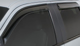 Stampede 41044-2 - 15-21 Ford F-150 SuperCrew Cab Pickup Snap-Inz Sidewind Deflector 4pc - Smoke