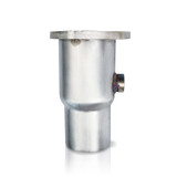 Stainless Works HCA3.53.5O2 - Collector Adapter 3-Bolt 3-1/2in OD Tubing 3-1/2in OD Outlet + O2 Bung