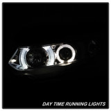 Spyder 5010797 - Honda Civic 06-08 2Dr Projector Headlights LED Halo Chrome High H1 Low H1 PRO-YD-HC06-2D-HL-C